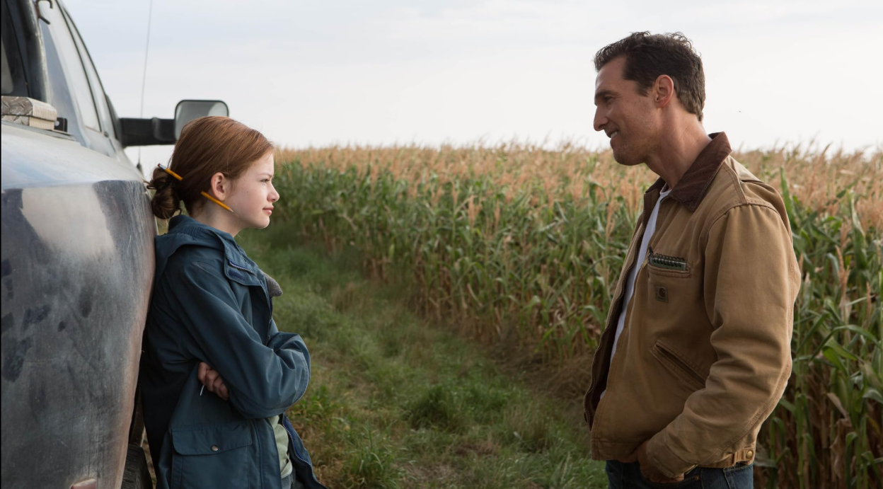 Cooper says Goodbye to Murph: Interstellar